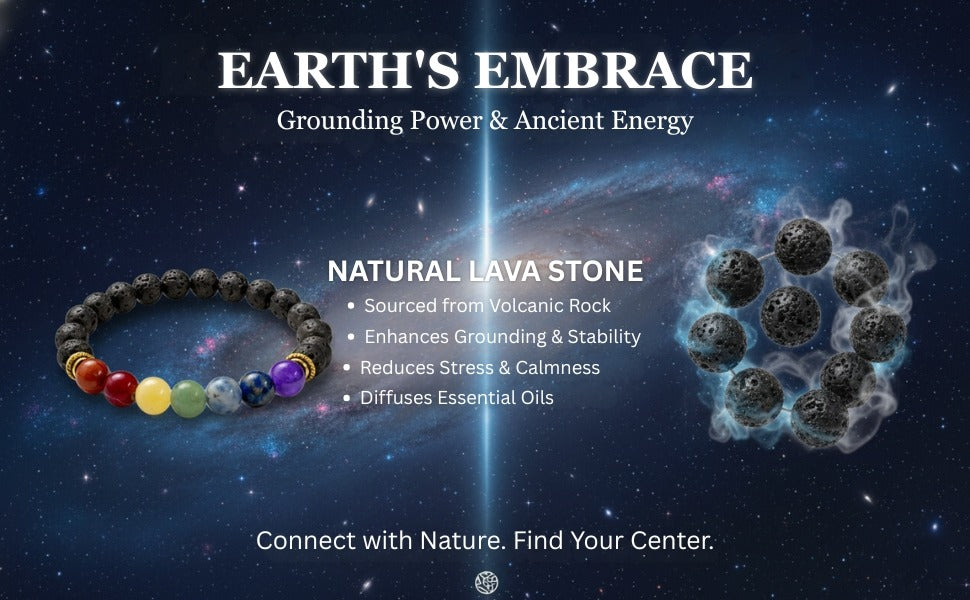 7 CHAKRA WITH LAVA BRACELET